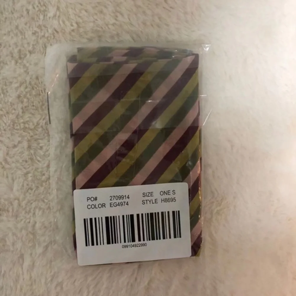 Madewell silk Skinny bandana Narrow striped